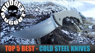 Top 5 Best Cold Steel Pocket Knives | EDC [Everyday Carry], Outdoor & Tactical Folding Knives (2017)
