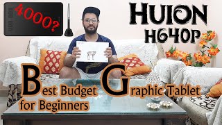 Best Budget Graphic tablet for beginners | Huion H640P Unboxing and Review