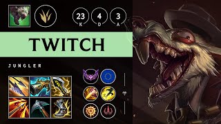 Twitch Jungle vs Viego: Triple Kill, Legendary - EUW Master Patch 14.24