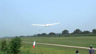 20120728 妻沼滑空場　グライダーウインチ曳航