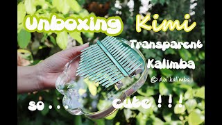 UNBOXING and Review Kimi Transparent Kalimba | Cute Cat Claw