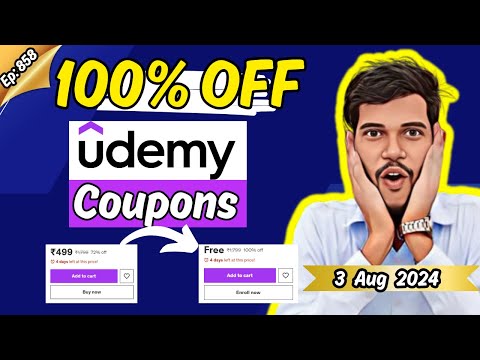 #Ep – 858 UDEMY Coupon Code 2024 || Udemy FREE Courses || How to Download FREE Udemy Courses