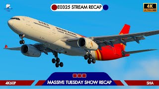 4K60P STREAM RECAP | MassiveTuesday Show | E0325 | Shanghai Hongqiao Int'l Airport |