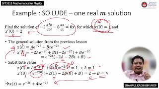 9.4 Second-order LUDE with Initial Conditions