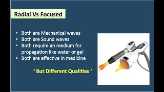 Radial Vs Focus Shockwave - What is the Difference? by Benoy Mathew, Specialist Physio