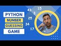 Python Number Guessing Game Tutorial For Beginners | My First Code