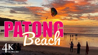 【4K】Phuket 2022 Patong Beach  - Walking Tour and Tuk-Tuk Ride