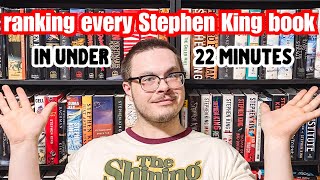 ranking EVERY Stephen King book in UNDER 22 minutes