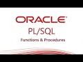 PL/SQL tutorial : What are PL/SQL Functions & Procedures and Why We Use in Oracle Database