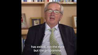 EU too severe on Greece during debt crisis says Juncker