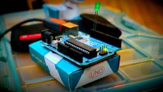 @GeneticGenesis achieves the Arduino "Hello World" at #nodebots