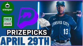MLB PRIZEPICKS  | PROP PICKS | MONDAY | 4/29/2024 | MLB BETTING | BET PROPS