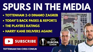 SPURS IN THE MEDIA: Tottenham 2-0 Dinamo Zagreb: "Dina Party for Harry", "Razor-Sharp Kane Sparkles"