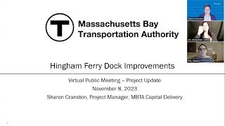 Hingham Ferry Dock Improvements - Virtual Public Meeting | November 8, 2023
