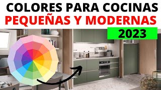 7 Colores para COCINAS PEQUEÑAS 2023 | Combinaciones, Pintura, Paredes, Paleta de Colores Modernas