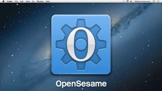 OpenSesame experiment builder (screencast v0.27.2)