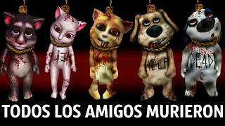 TODOS LOS AMIGOS MURIERON - My Talking Tom Friends - AMONG US - R.I.P ALL FRIENDS