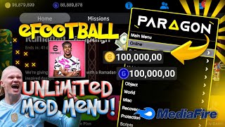 🔥TUTORIAL!🔥 eFootball 2025 MOD MENU v9.3.0 Gameplay Unlimited Coins,Gp \u0026 Unlocked | PES 2025 MOD APK