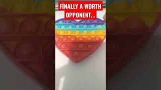FINALLY A WORTH OPPONENT 🏆     #shorts #challenge #tiktokchallenge #popit  #popitfidget #popittiktok