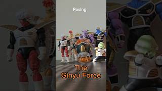 Posing the Ginyu Force #dragonball #ginyuforce #shfiguarts #shorts