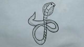 A pencil sketch of a snake | how to draw a snake | Reptile sketch tutorial | T art official