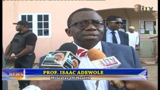 Minister Of Health Prof. Isaac Adewole Commend Outgoing CMD, UBTH