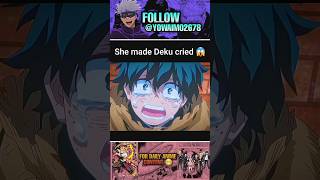 Uraraka made Deku cried 😭#shorts #trending #anime #myheroacademia #mha #deku #uraraka #mhaseason6