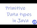 Java: Primitive Data Types