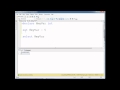 SQL Variables