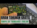 BIAYA IURAN TAHUNAN TOKOPEDIA CARD GRATIS TANPA 3X TRANSAKSI, TAPI