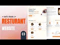 Build a Restaurant Website with HTML, CSS & JavaScript | Beginner Friendly Project Tutorial (2025)