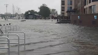 Hochwasser Kappeln 20.10.2023 nachmittags Teil 3