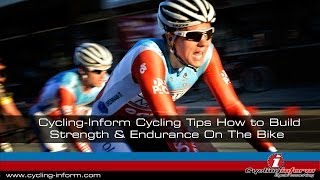 Cycling Tips - How to Build Speed And Endurance On The Bike