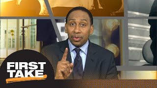 Stephen A. Smith: Rockets made Steph Curry 'feel them' in Game 2 | First Take | ESPN