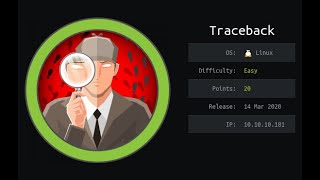 Hack The Box Traceback Writeup | Makine Çözümü