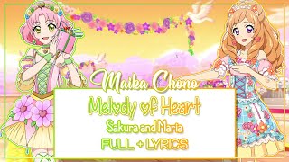 [ROMAJI LYRICS] Aikatsu! - Melody of heart - Maria and Sakura