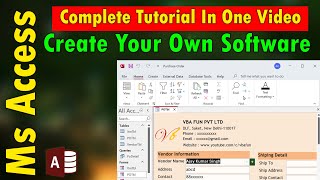 MS Access Full Course: Beginner to Advanced | Complete Tutorial Without VBA