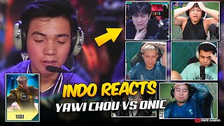 INDO PRO PLAYERS and STREAMERS REACTION on YAWI's CHOU PERFORMANCE. . . 😮