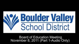 BOE 11/8/11 - Part 1 - Audio Only