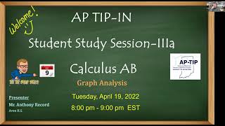 AP Calculus AB FRQ Review - Graph Analysis