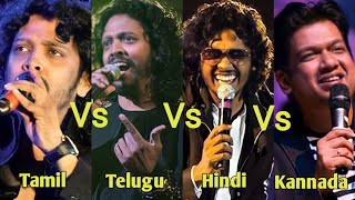 Eyy Bidda Idhi Naa Adda | Pushpa Songs | Tamil Vs Telugu Vs Hindi Vs Kannada | Allu Arjun