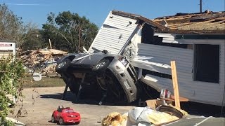 Geronimo, TX EF-2 Tornado Damage (Extended Version)