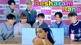 Reactions of KPOP IDOL who fell in love with India's Hot MV🥵Besharam Rang | Pathaan @WeNU_1130