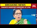 FM Nirmala Sitharaman To Address Media At 5 PM; Likely To Announce On Bad Bank Proposal