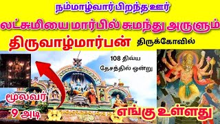 🛕இப்படி ஒரு பெருமாளா | திருவாழ்மார்பன் கோயில் | ThiruppathisaramThiruvazhmarban temple | #god