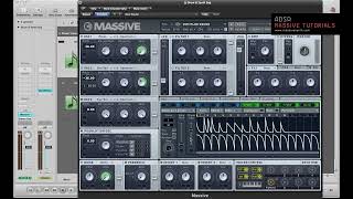 NI Massive - Electronica Sounds - pt 2 - Drum and Synth Sequence - How To Tutorial
