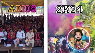 Viswam Engineering college | celebration of Adios-2k24 🥳 | Bhole shavali as a guest 🥳|#viswam #bhole