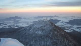 Milešovka mountain, CZ, 8 Dec 2012