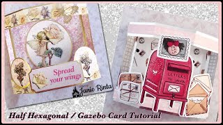 Half Hexagonal Gazebo Card Tutorial - Beginner Friendly