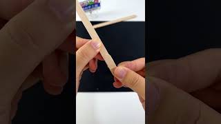 Let's make a bow and arrow with popsicle sticks. This is so fun. Homemade toys, parent-child cra